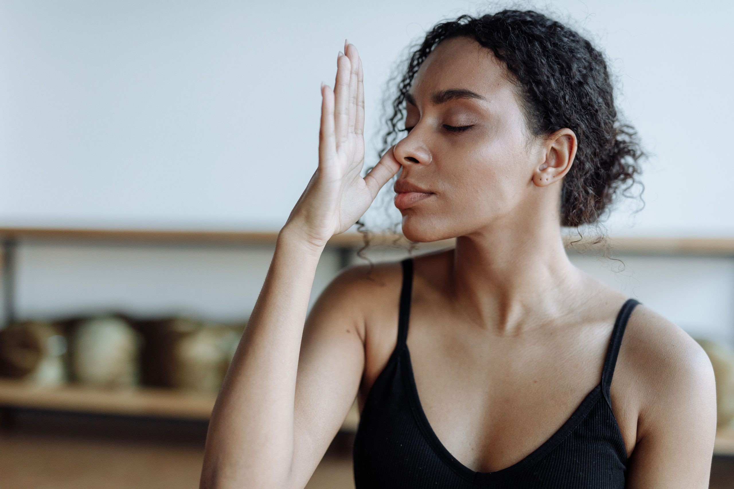Gros plan sur les techniques de respiration yoga et relaxation